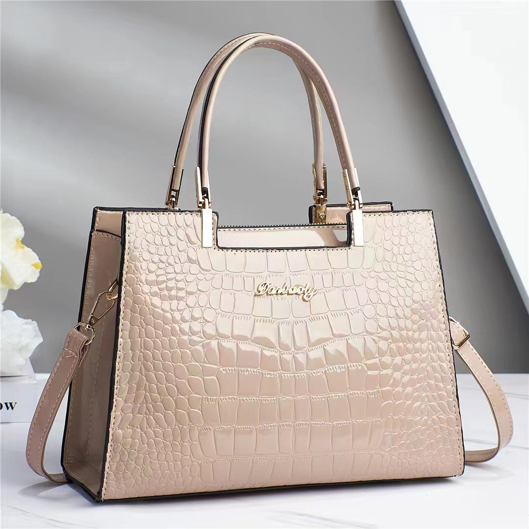Brooks Shine | Croc-Embossed Luxury Bag