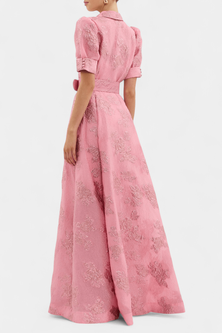 Celestine | Puff Sleeve Maxi Dress