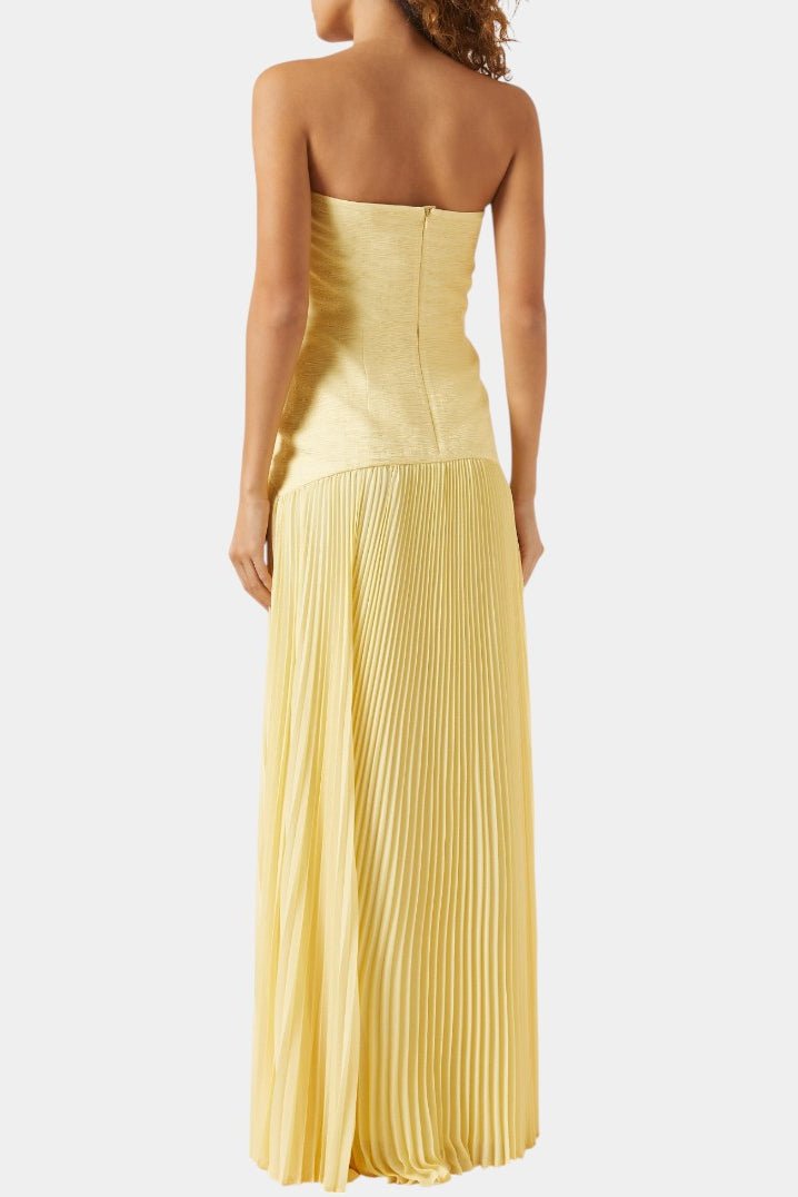 Deia | Flared Sleeve Mesh Maxi Dress