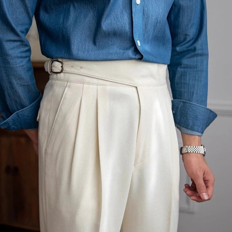 Steve | Italian style High-Waisted Trouser