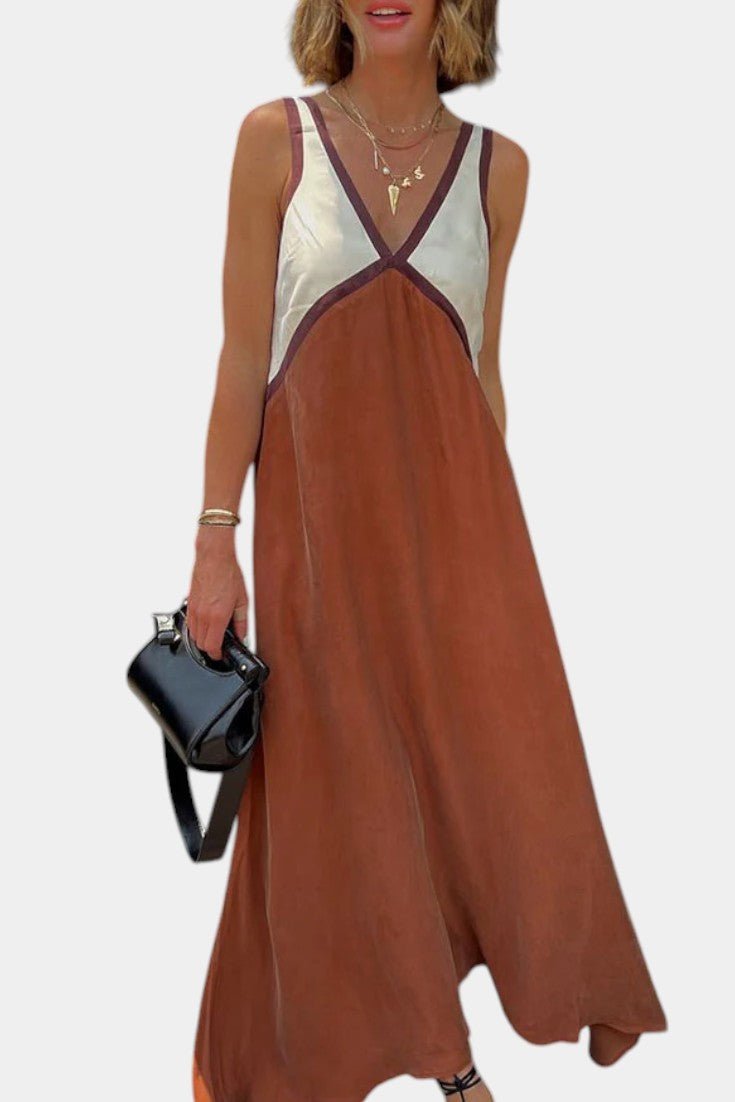 Diamond | Lightweight V-Neck Maxi Dress