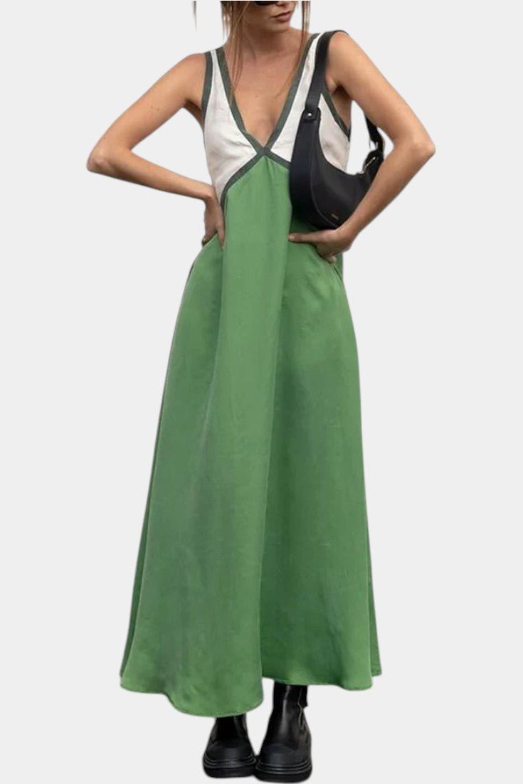 Diamond | Lightweight V-Neck Maxi Dress