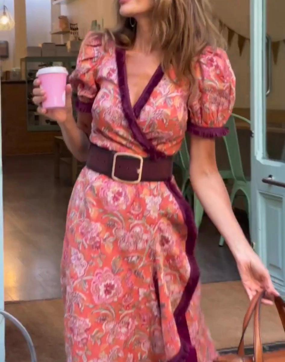 Elise | Soft Pink Maxi Dress