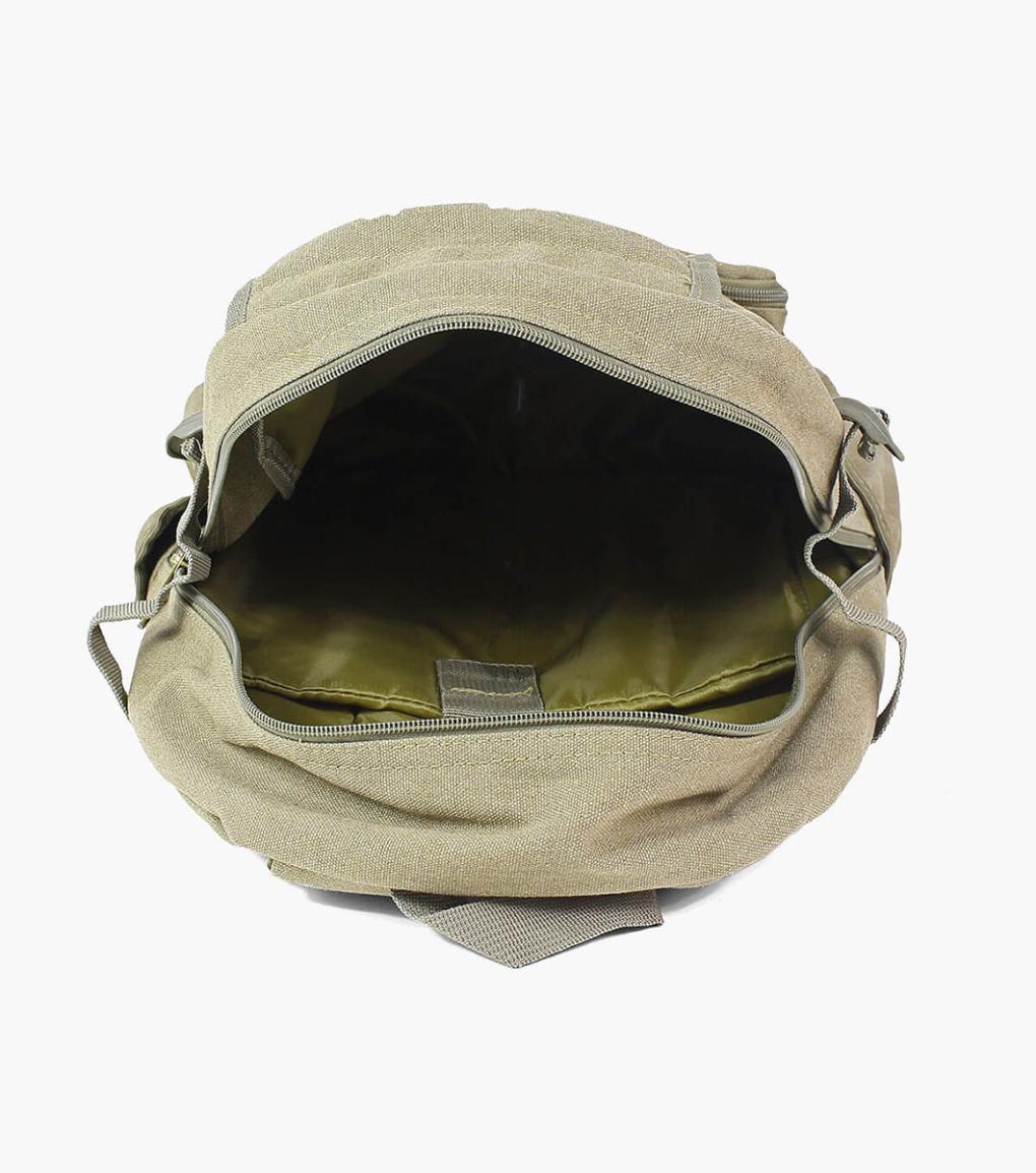 Enzo Canvas Backpack Green | Men Florsheim Bags
