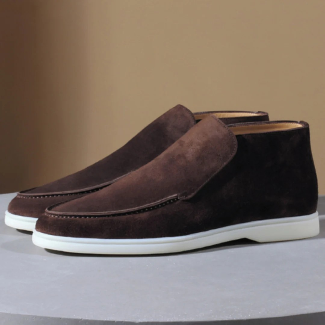 Moda - Stylish Suede Loafers