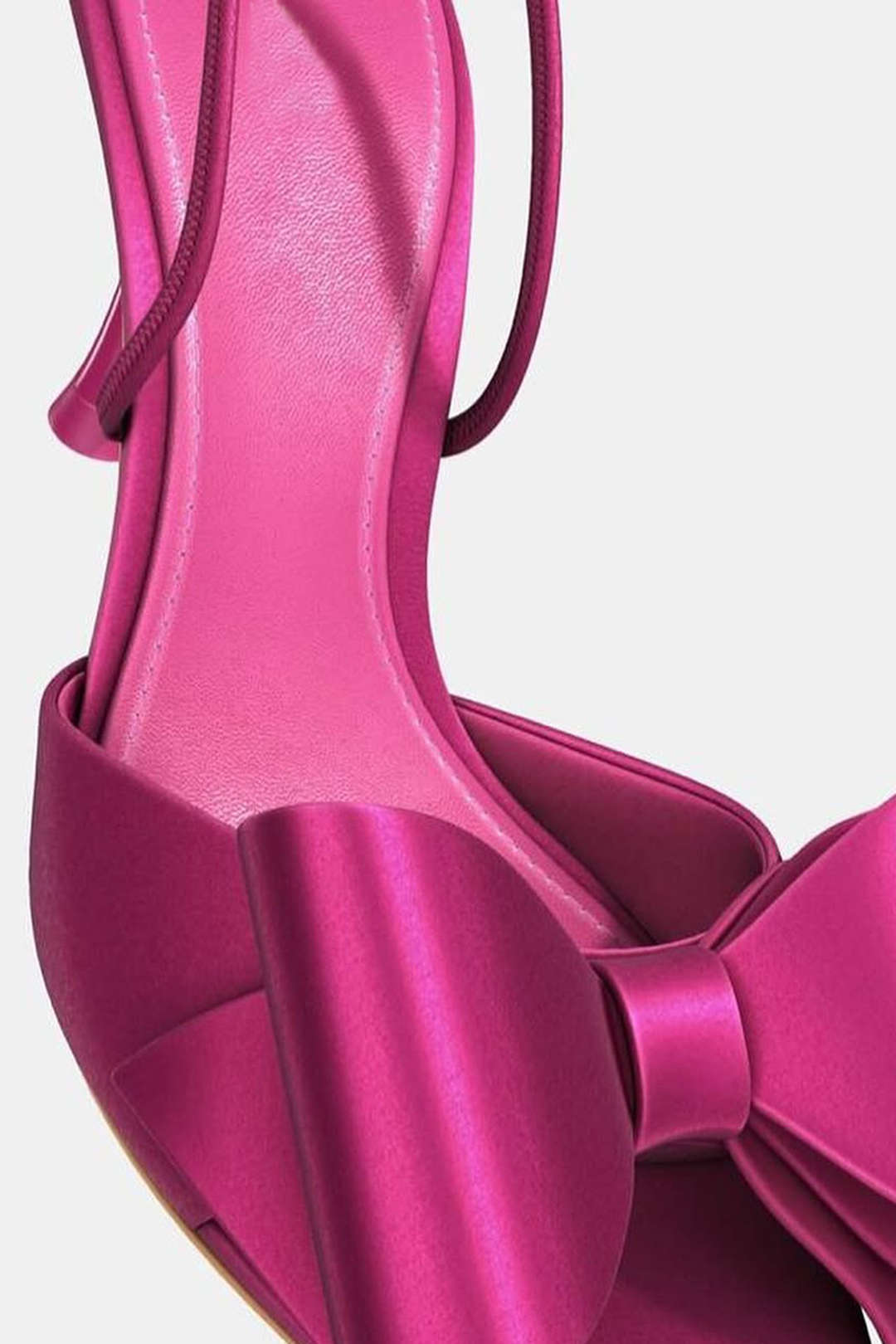 Bella Bow Faux Leather Heels