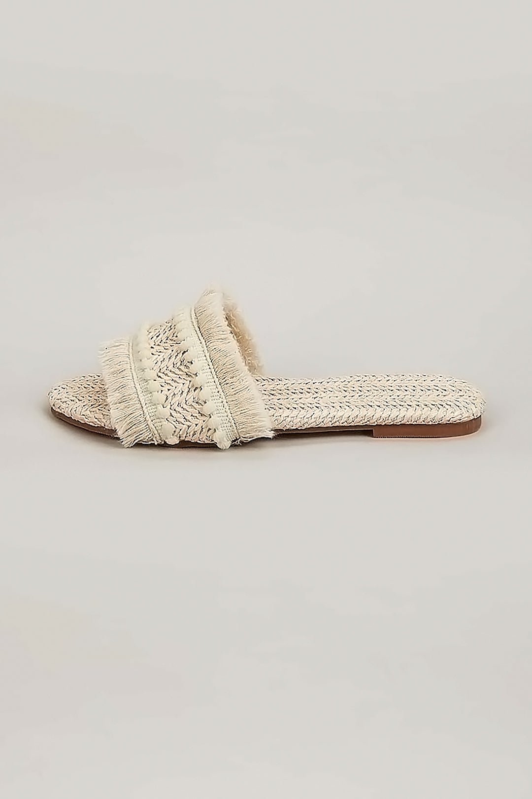 Flare Fringe Slippers