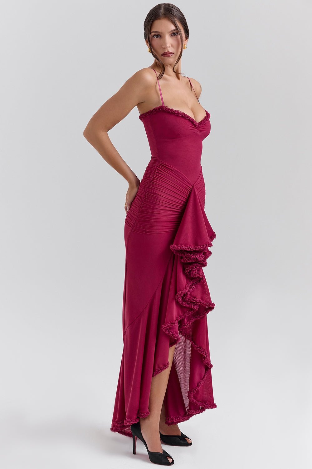 Gabbi | Ruffled Maxi Dress