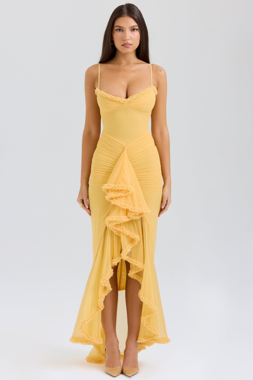 Gabbi | Ruffled Maxi Dress