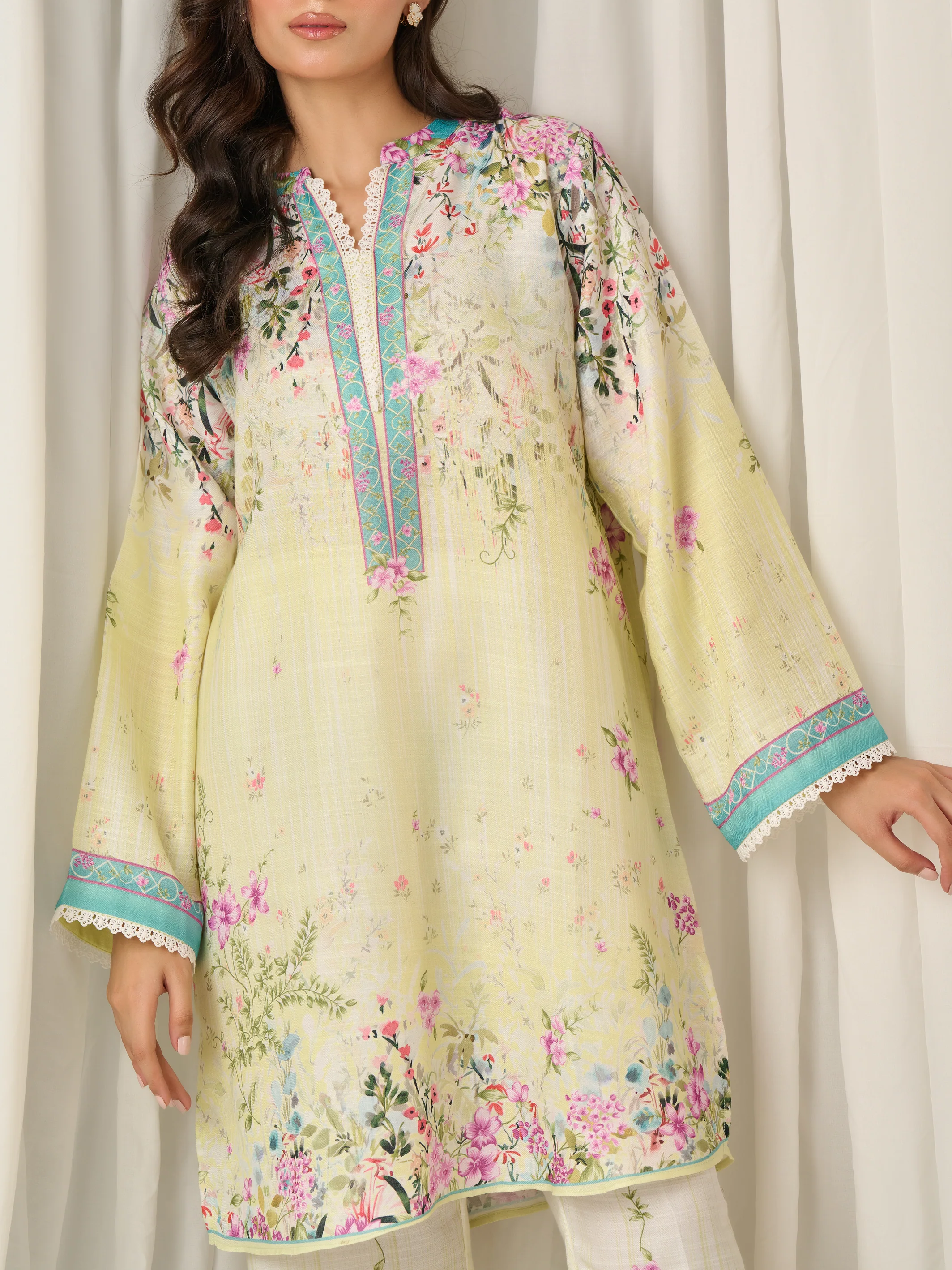 Delicate Pastel Floral Co-ord Set