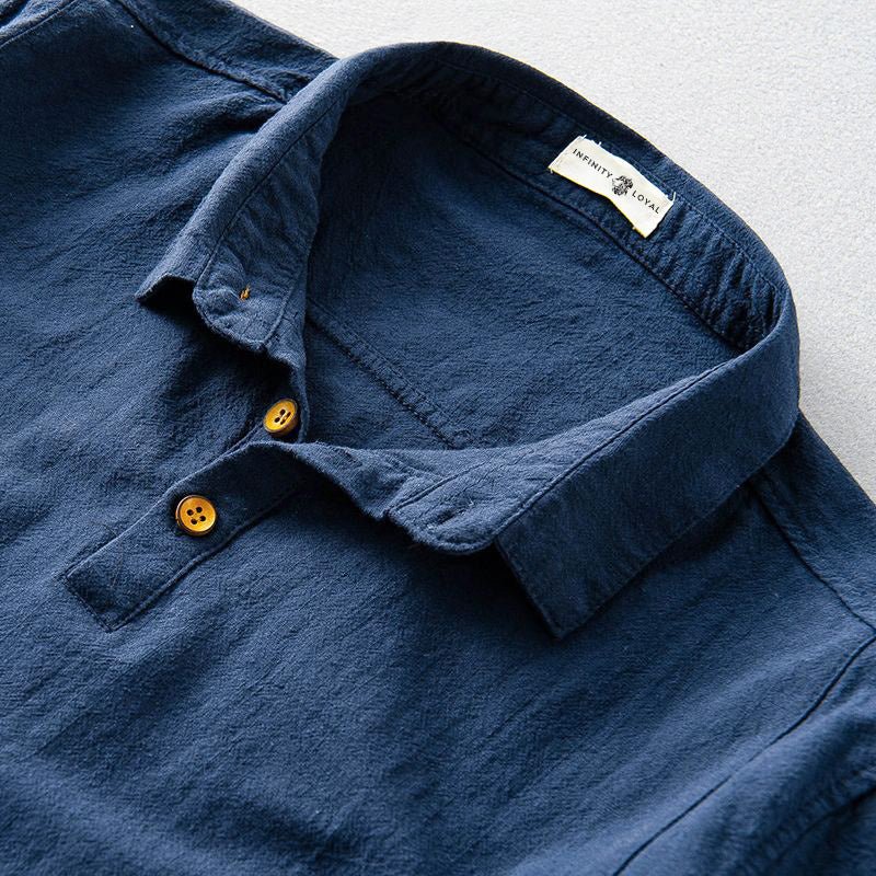 Linen Polo Shirt
