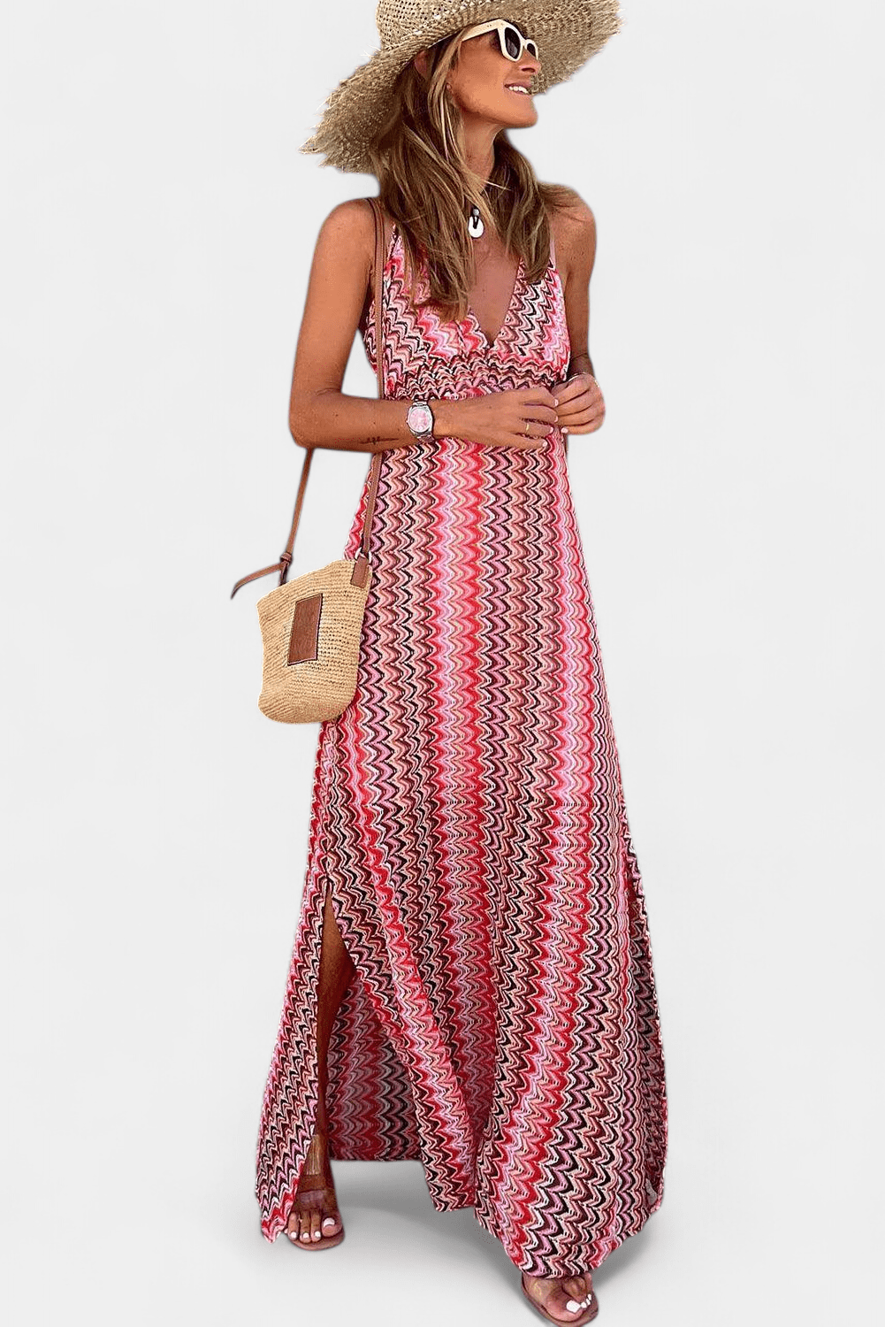 Jeni | Tribal Boho Halter Dress