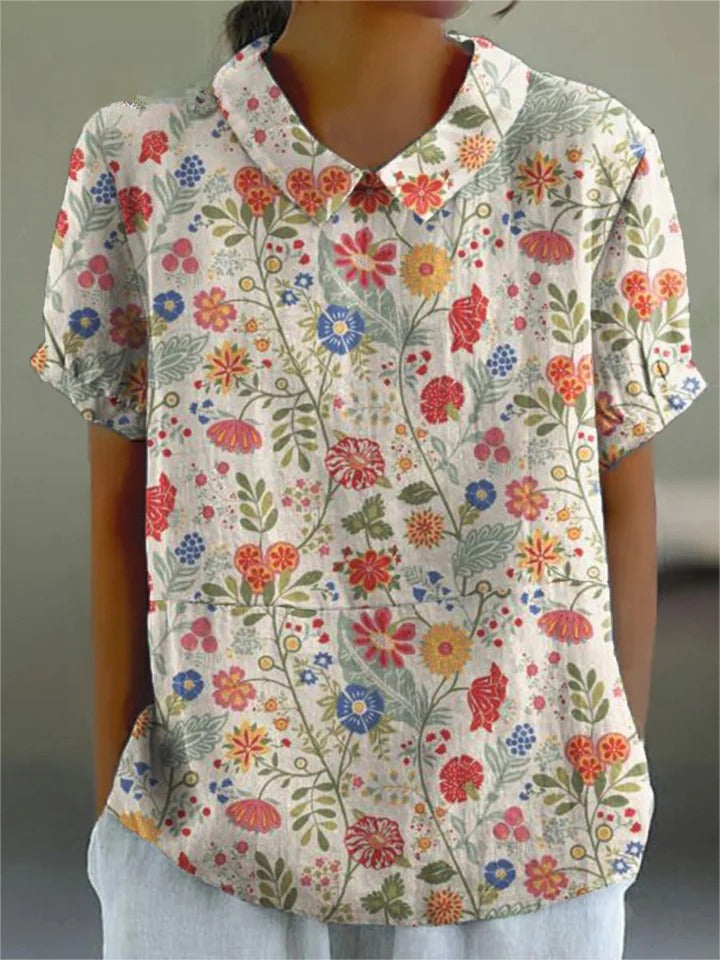 Vella - Pastoral Floral Blouse
