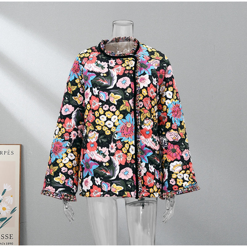Hannah  - Stylish Colorful Autumn Coat