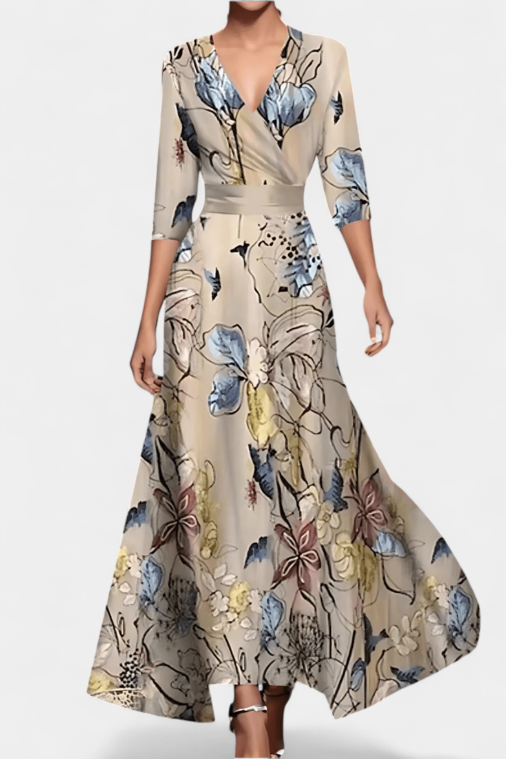 Lauren | Floral Maxi Wrap Dress