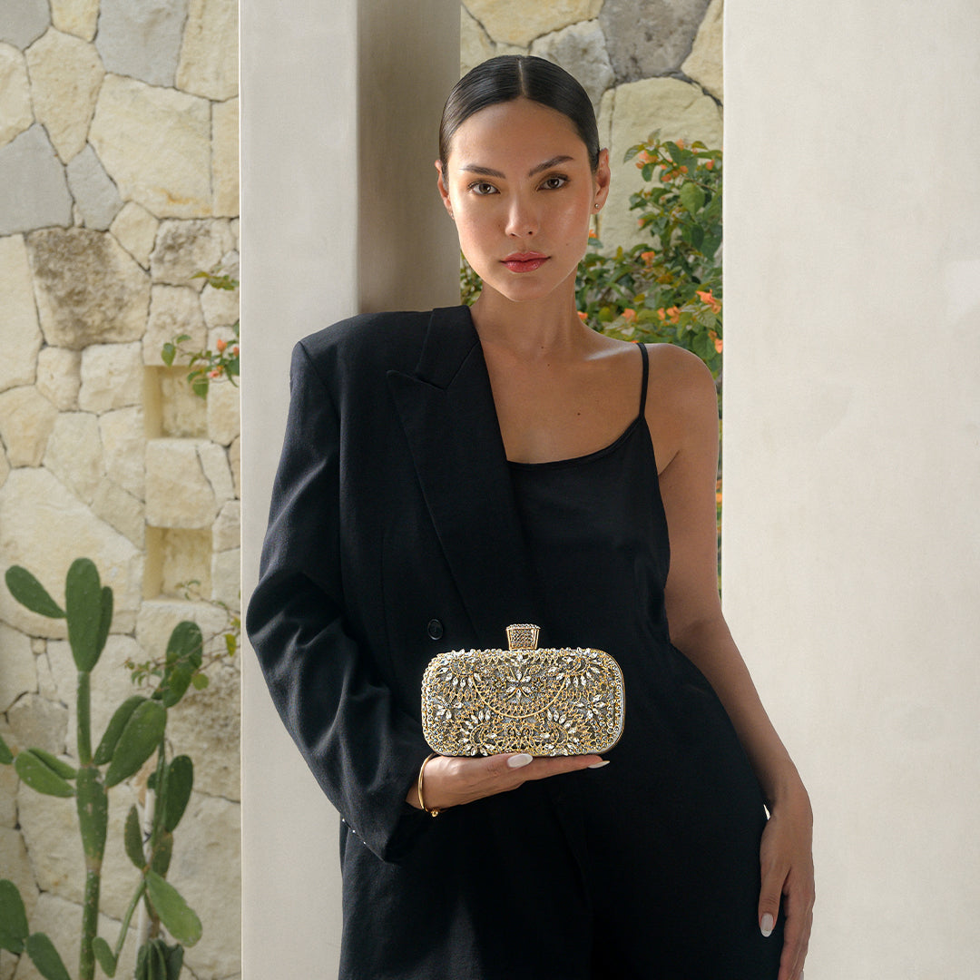 Luxa Flower Clutch Bag