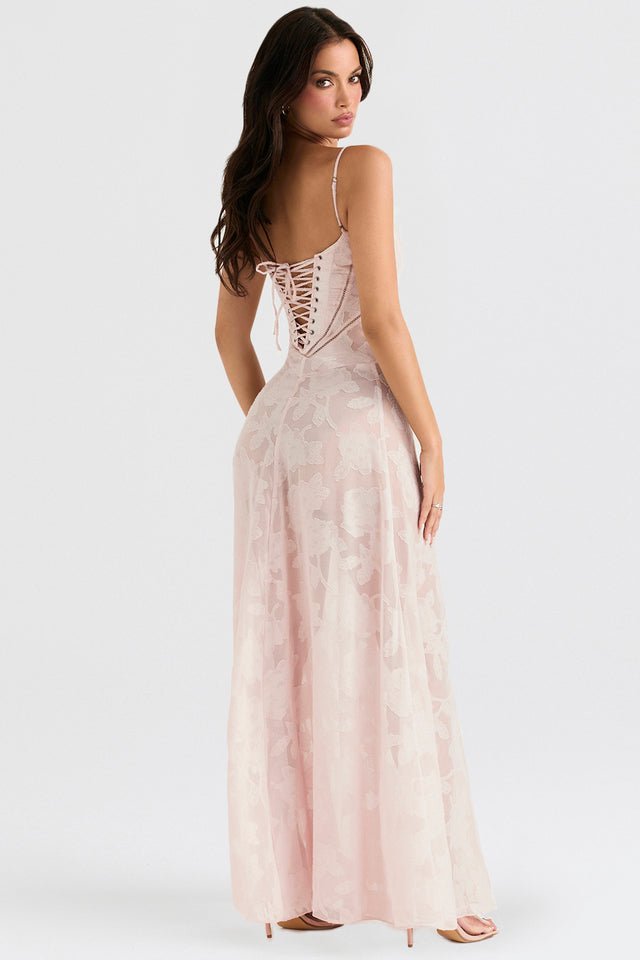 Mabel | Vintage Lace Lamé Dress