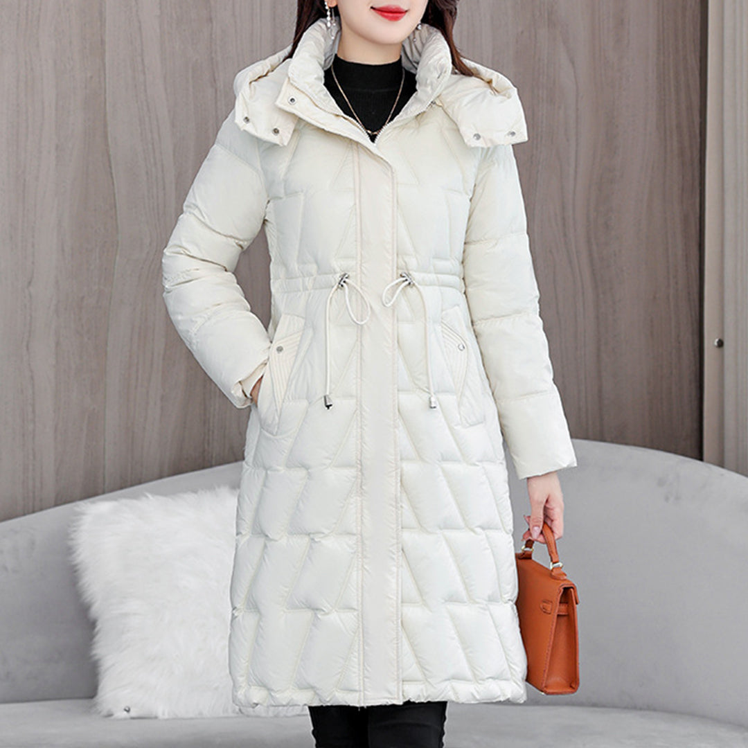Elsie - Premium Long Quilted Jacket