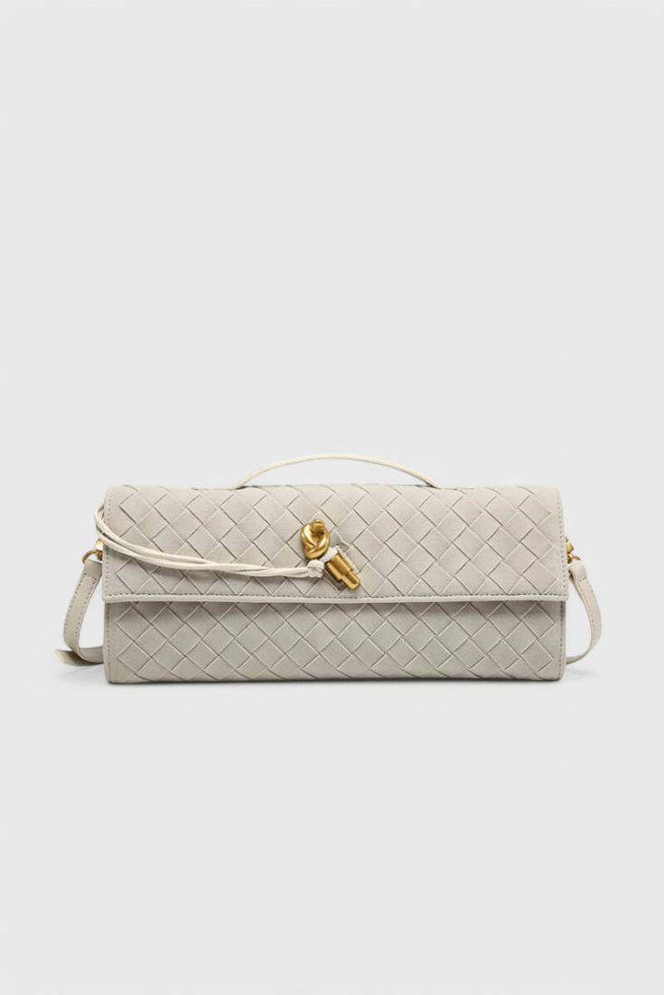 Melanie Classic Suede Shoulder Bag