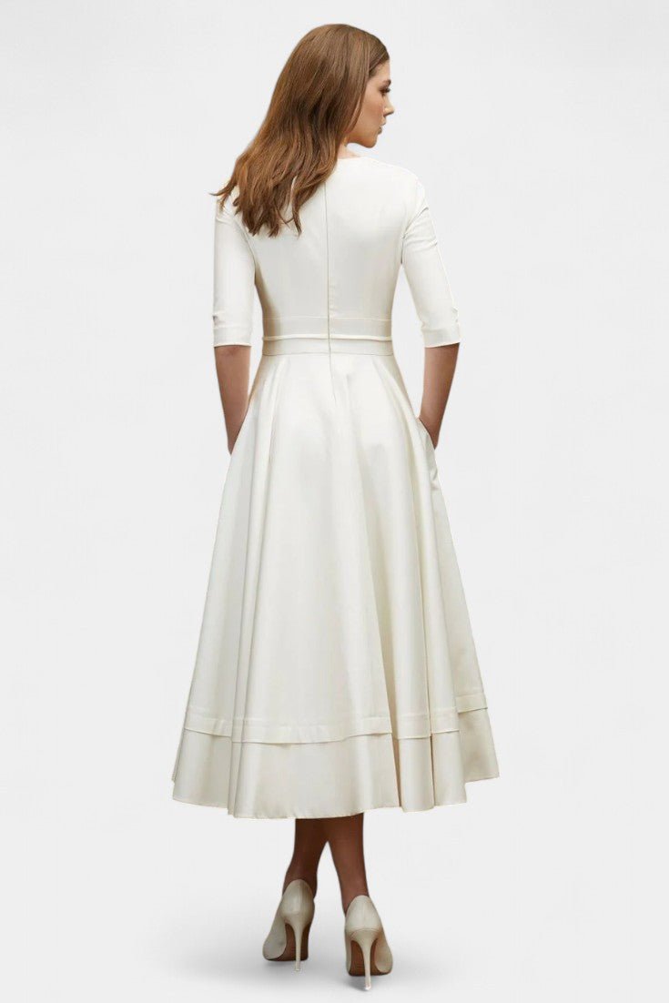Nylah | A-Line Swing Midi Dress