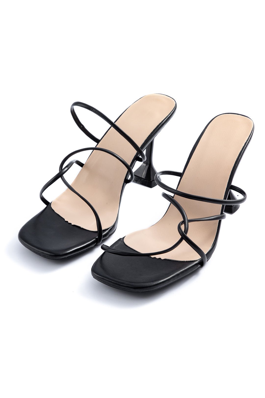 Nyelle Open Toe Ankle-strapless High Heels