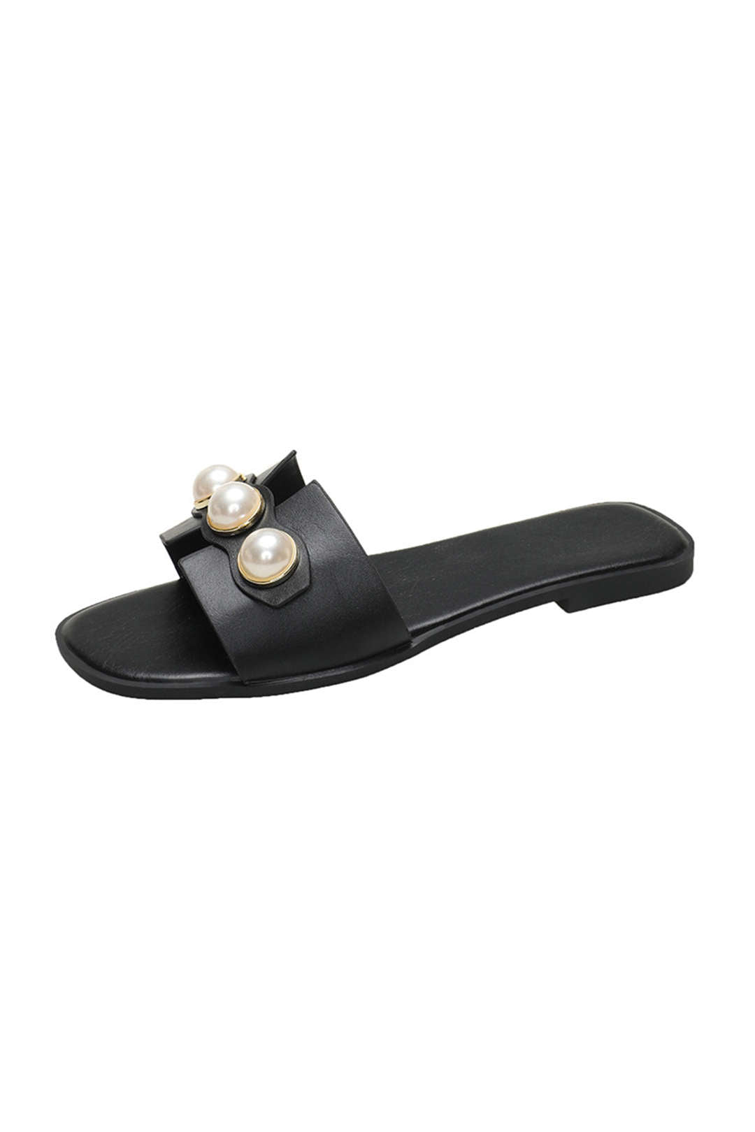 Pearl Luxe Flat Slides