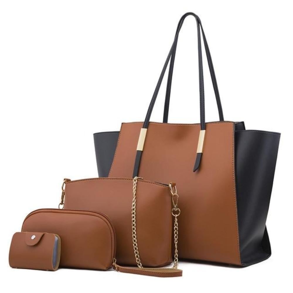 Isabella Charm Set | Luxurious 4-Piece Tote Bag Set