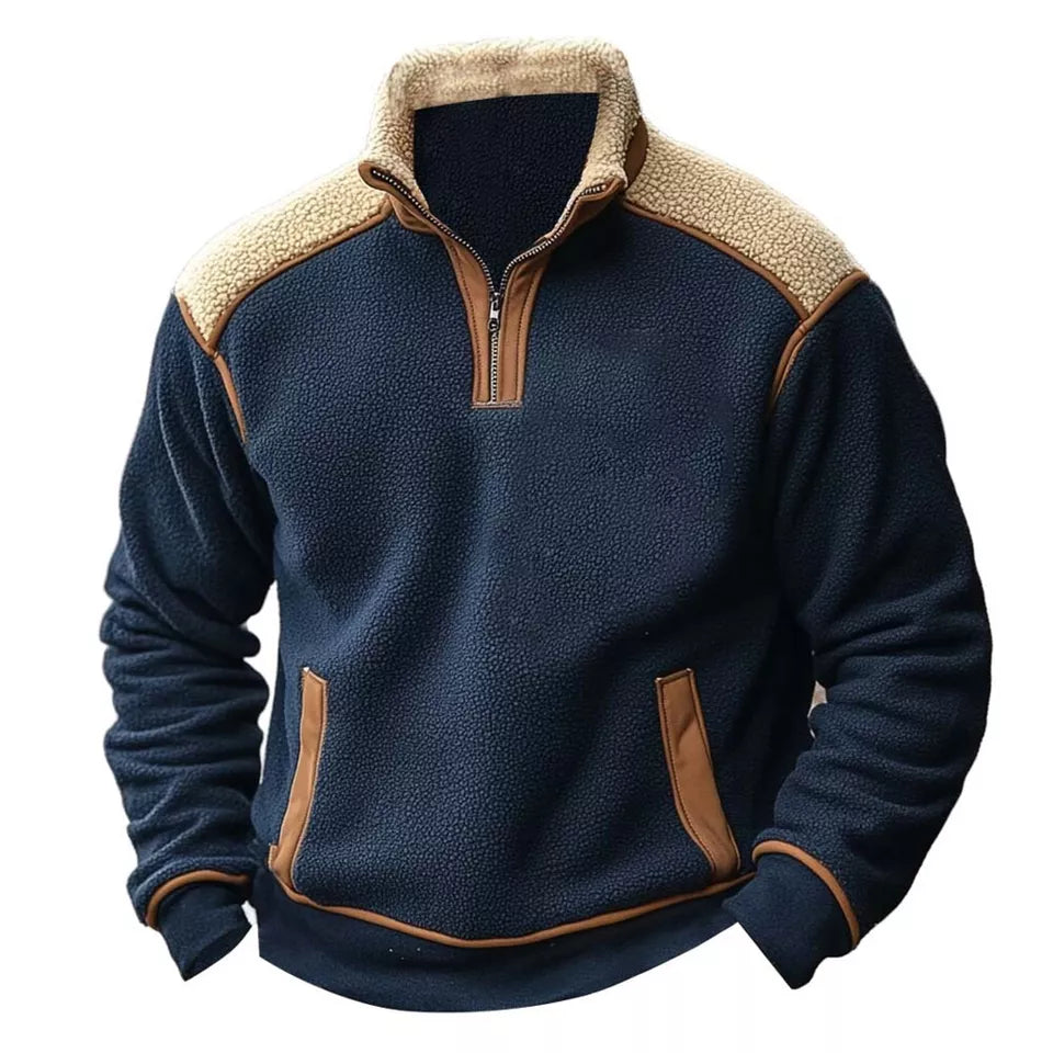 Ethan - Retro Quartz Zipper Fleece