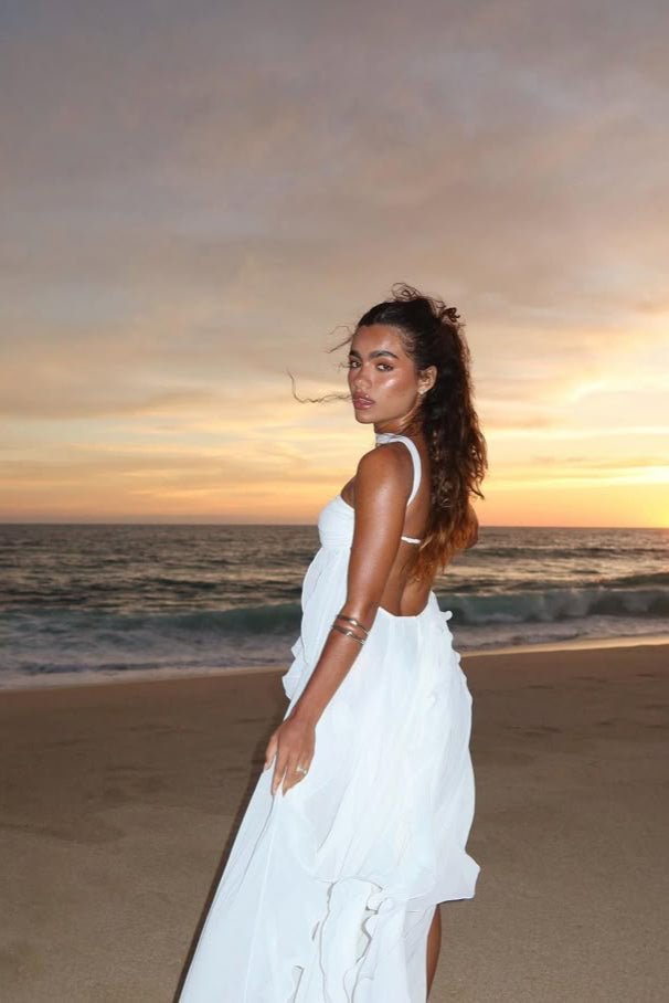 Seraphina | Ruffle Strapless Maxi Dress