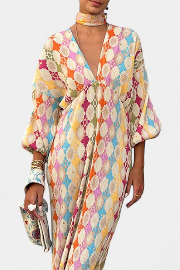 Shanice | Striped Loose-Fit Maxi Dress