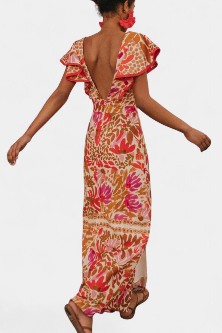 Suzanne | Vibrant Floral Maxi Dress
